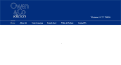 Desktop Screenshot of owenandco.co.uk